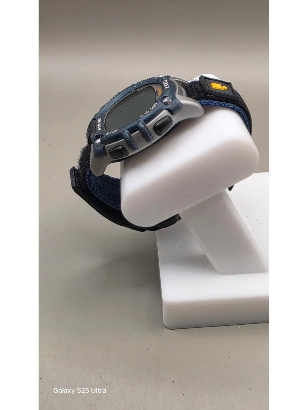 Timex Ironman Digital Sports Watch with Blue Nylon Strap